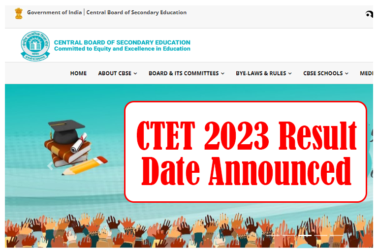 CTET 2023 Result Date Announced
